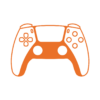 DESENVOLVA SUAS SKILLS ícone de joystick - design de jogos