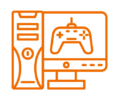 LABORATÓRIOS MULTIMÍDIA ícone de laboratório - design de jogos