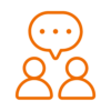 ícone conversa - design de animação
